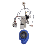 Radar flushing unit on the mounting rail, 24 V DC