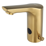 Washbasin mixer, GOLD MATT, 24 V DC