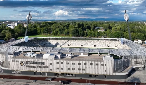 football stadium Hradec Králové