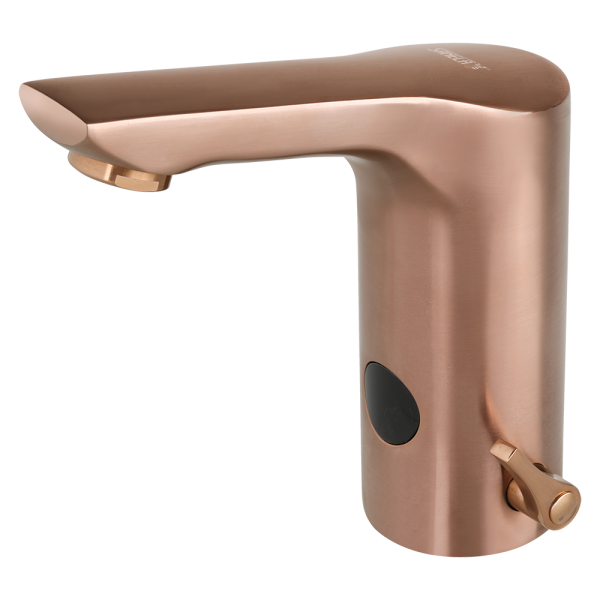 Washbasin mixer, ROSE GOLD MATT, 24 V DC